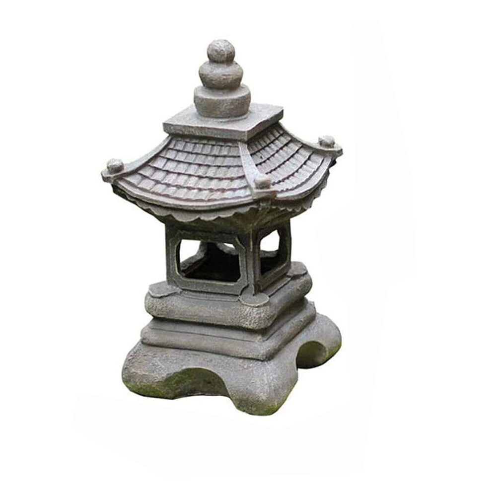 Hjemix | ZenGlow - Solenergi Hage Lampe Pagoda Statue for ute