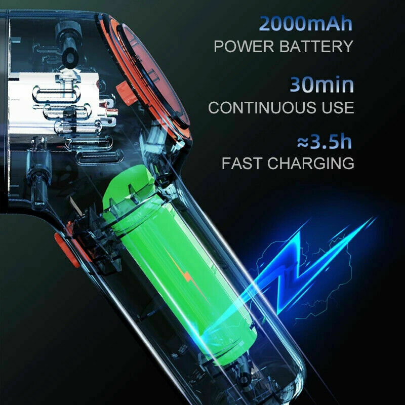 Hjemix | Trådløs håndholdt bil støvsuger oppladbar