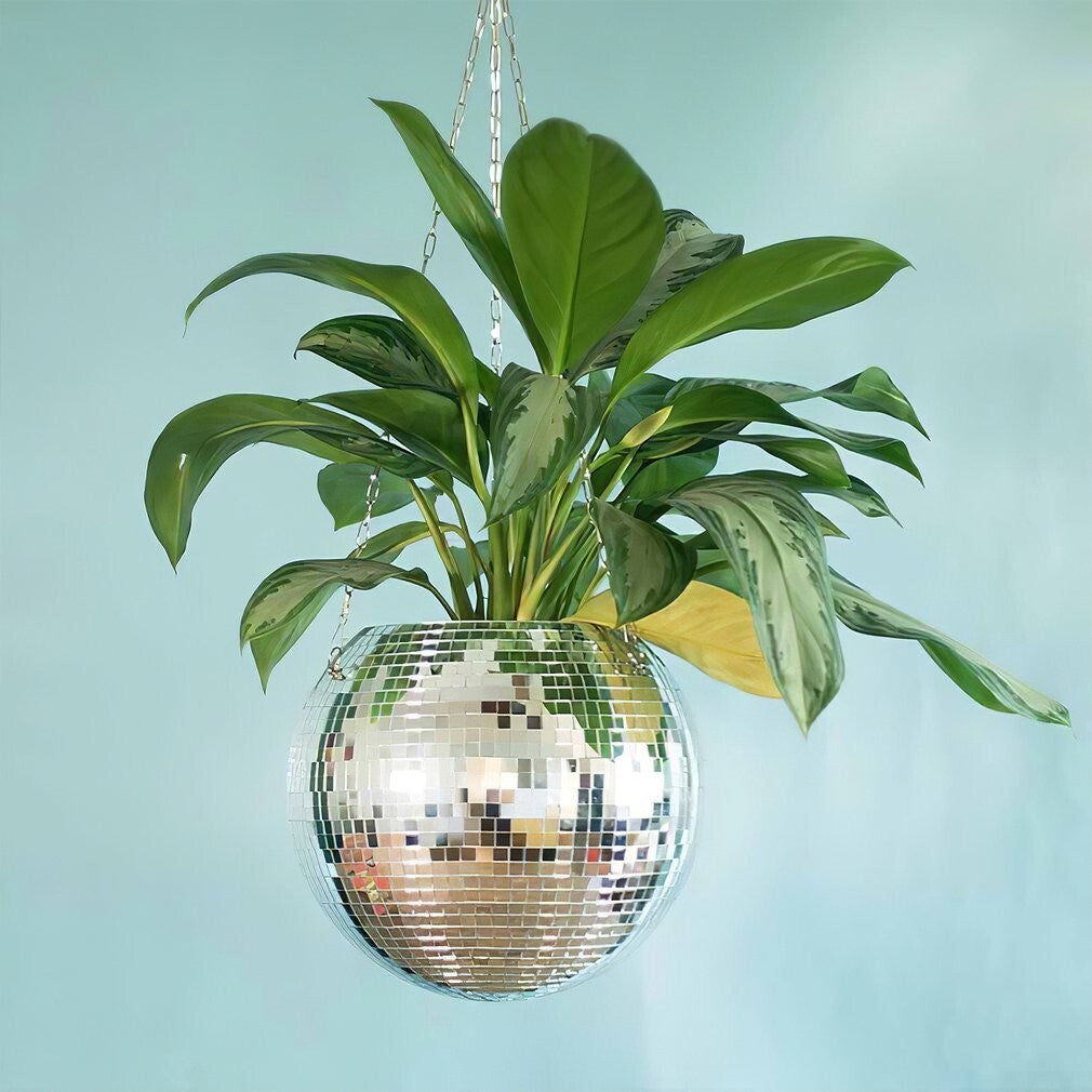 Hjemix | Disco Ball Hengende Planteholder