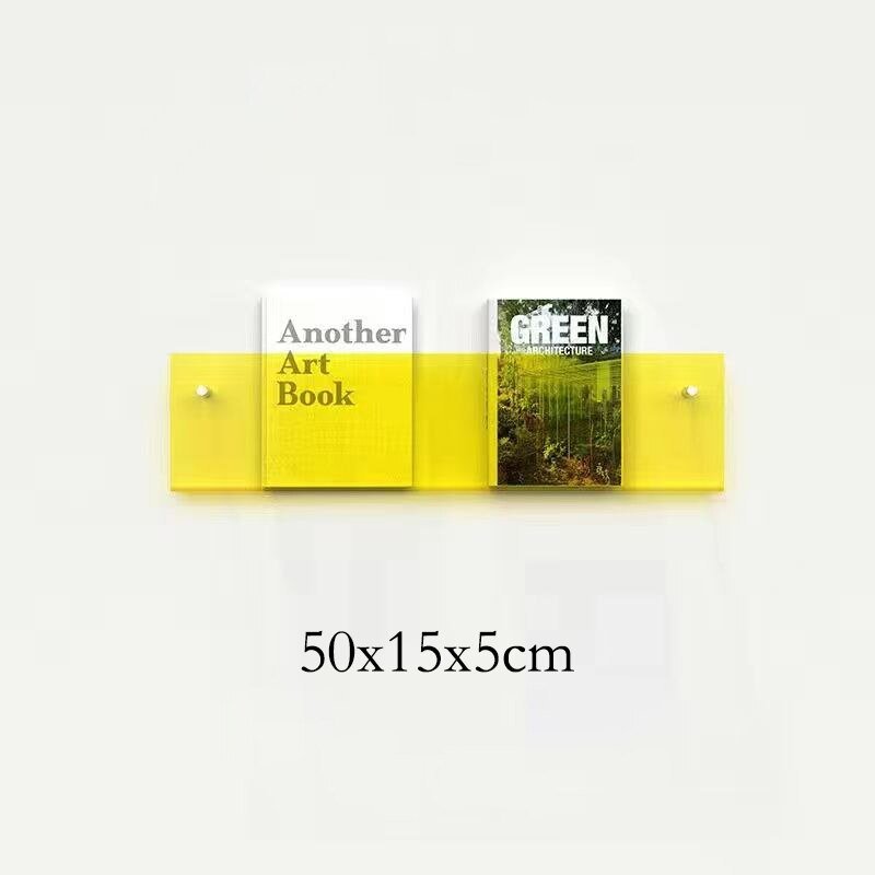 Hjemix | Akryl Veggmontert 'Flytende' Magasinholder