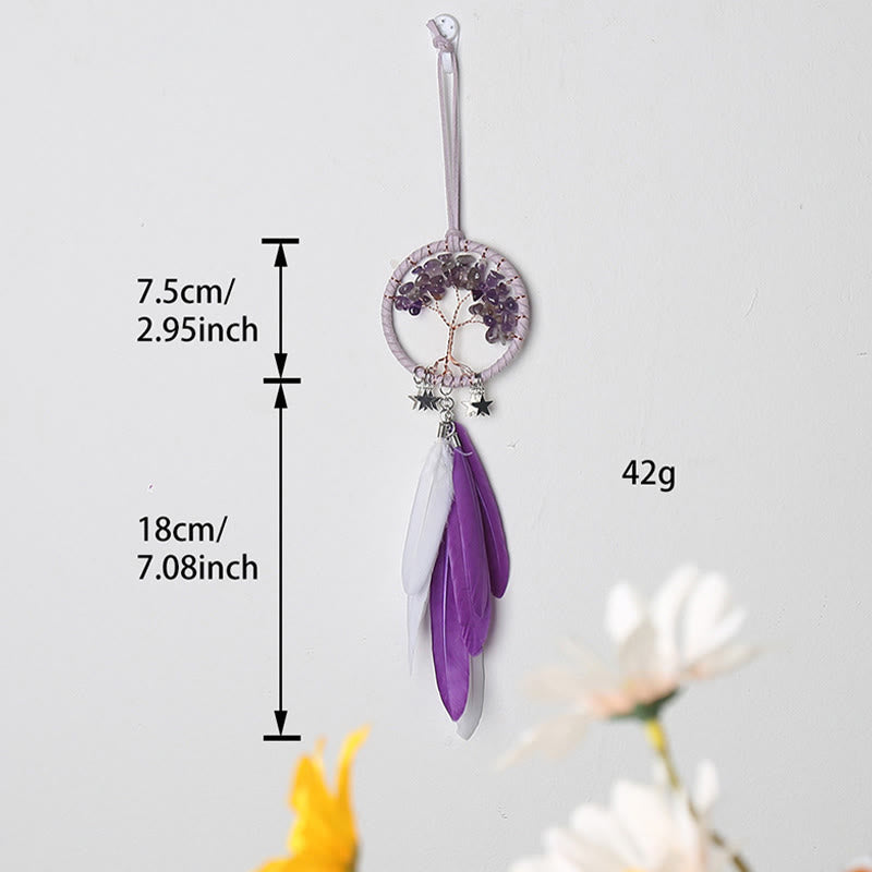 Hjemix | Frendorf Livets Tre Edle Steiner Drømmefanger Hengende Smykker