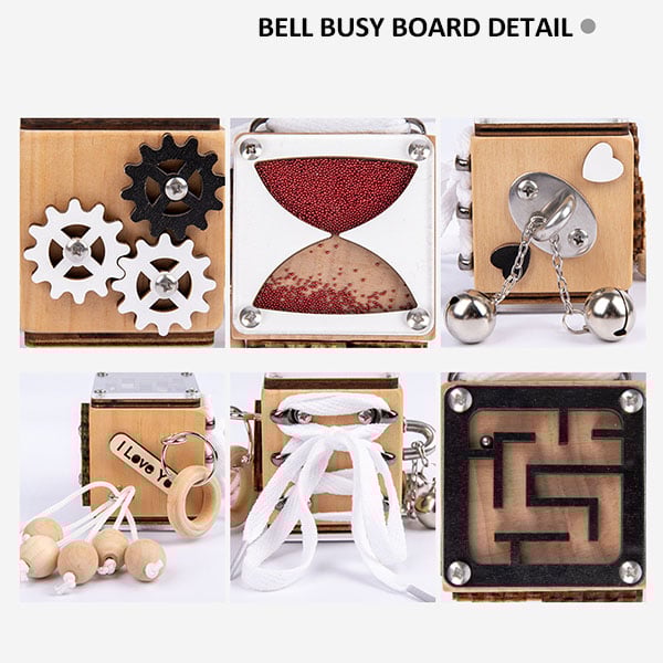 Hjemix | Barne Sensorisk Aktivitetstavle Reisetøy