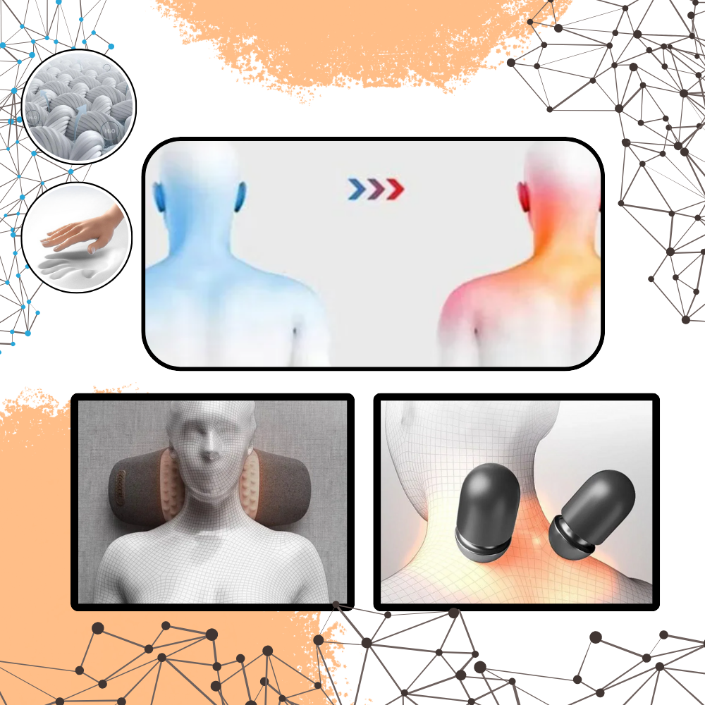 Nakkesmerte-Pute med Avansert Varmeterapi