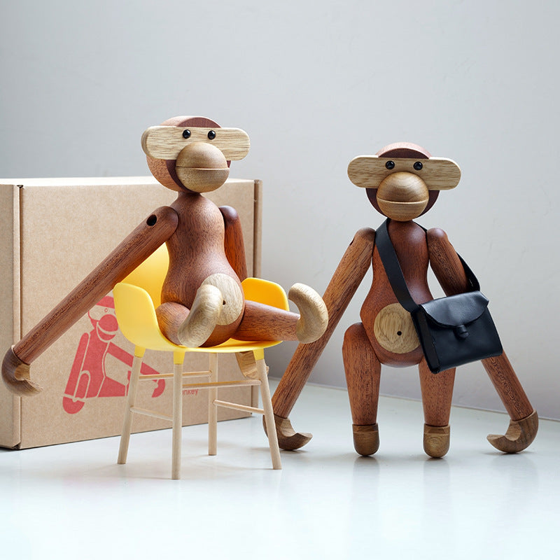 Hjemix | Cheeky Monkey Solid Wood Ornament