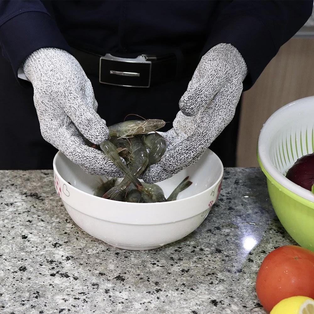 Hjemix | Anti-Cut Hansker 5 Grad Sikkerhets Kuttsikker Stikkbestandig Rustfritt Stål