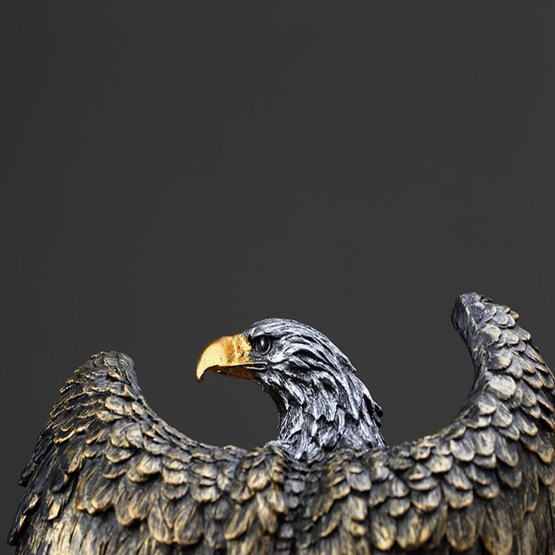 Hjemix | Eagle Spreading Wings Ornament Hjem Dekkene