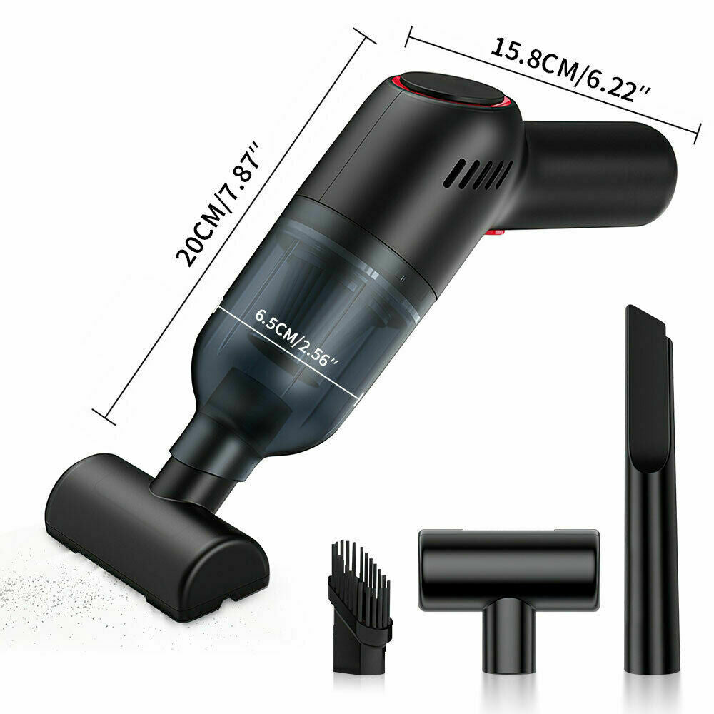 Hjemix | Trådløs håndholdt bil støvsuger oppladbar