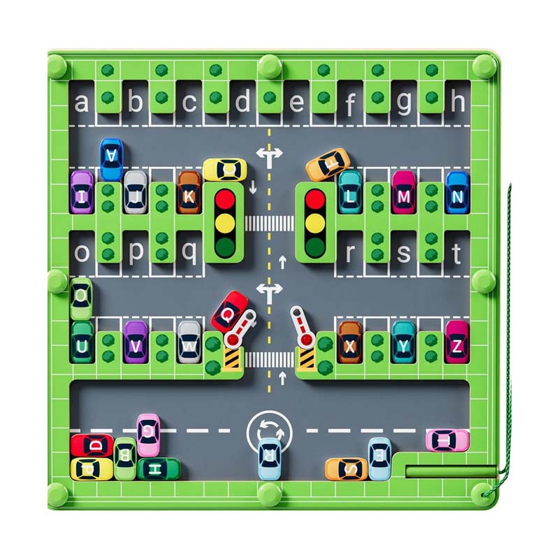 Hjemix | Magnetisk Alfabet Parkeringsleker