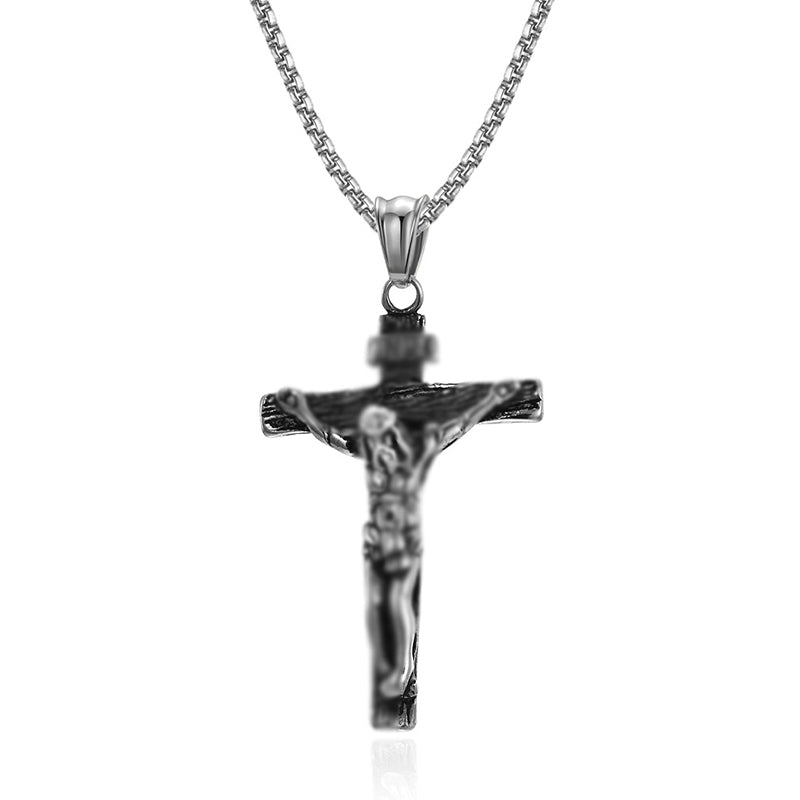 Hjemix | Titanium Steel Cross Pendant Necklace