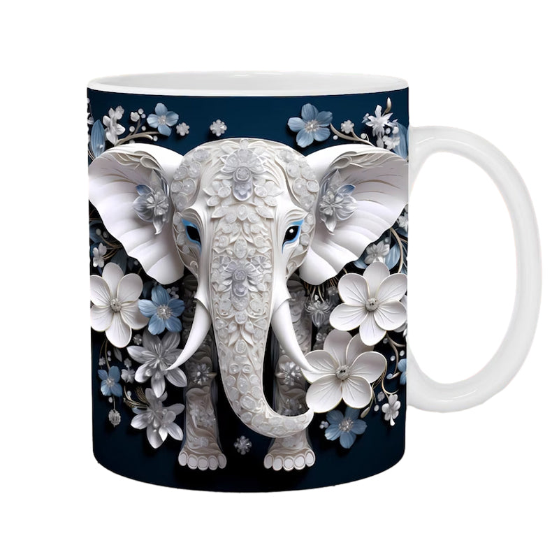 Hjemix | 3D Elefant Blomsterkopp