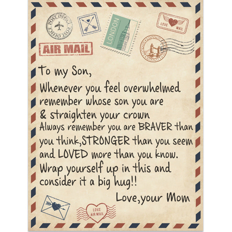 Hjemix | Trykt flanellinnpakningspledd