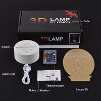 Hjemix | 3D Lampe Marvel Captain America