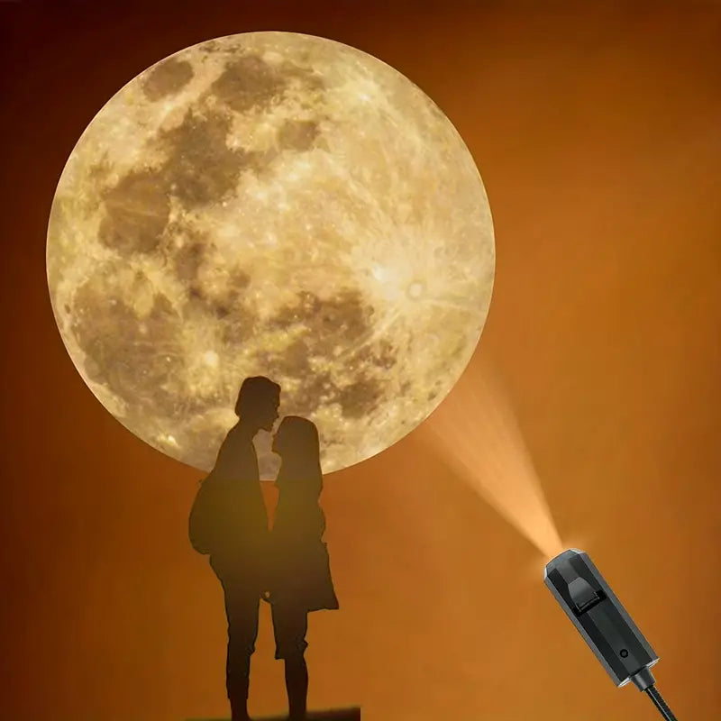 Hjemix | Renan - Stor unik prosjekt lampe (Jorden og Månen)