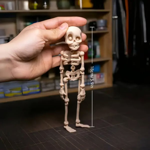 Hjemix | 3D-printet vintage skjelett magnetisk figur 🎃