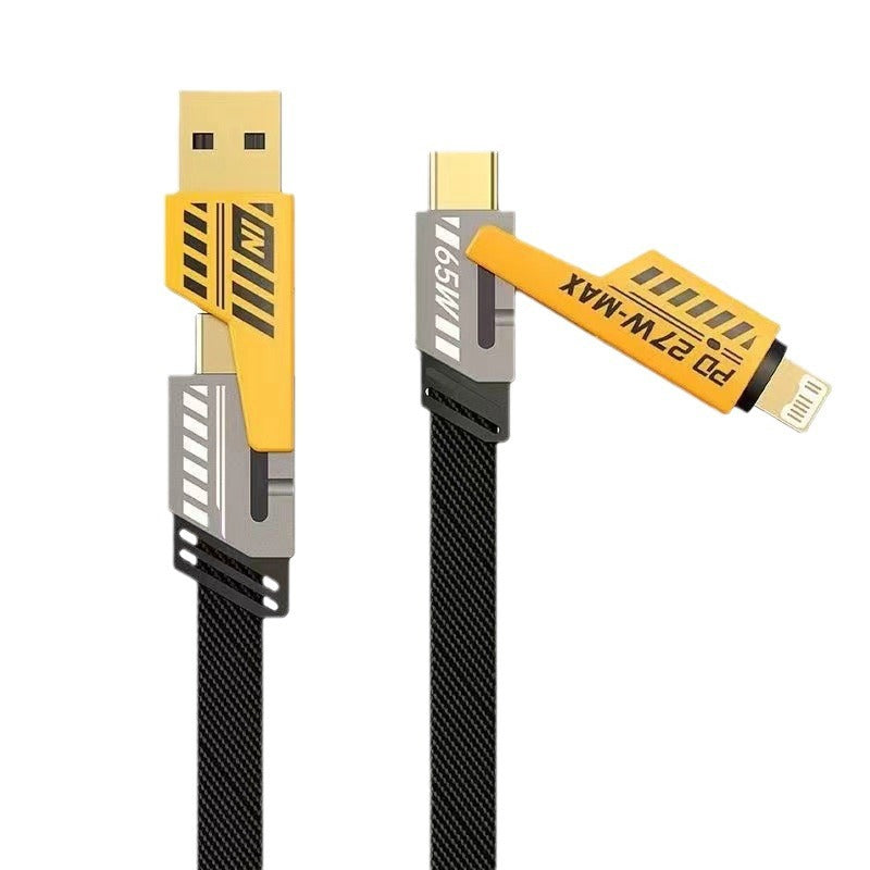 Hjemix | 4 i 1 PD 65W Hurtigladerkabel