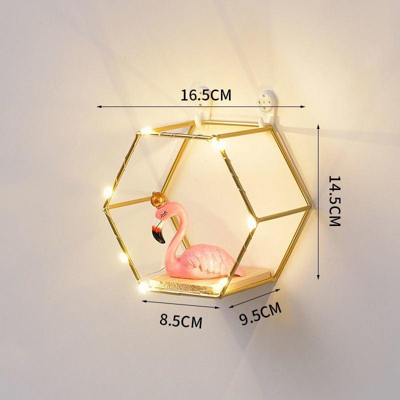 Hjemix | Unik heksagonal veggpotteholder ferie