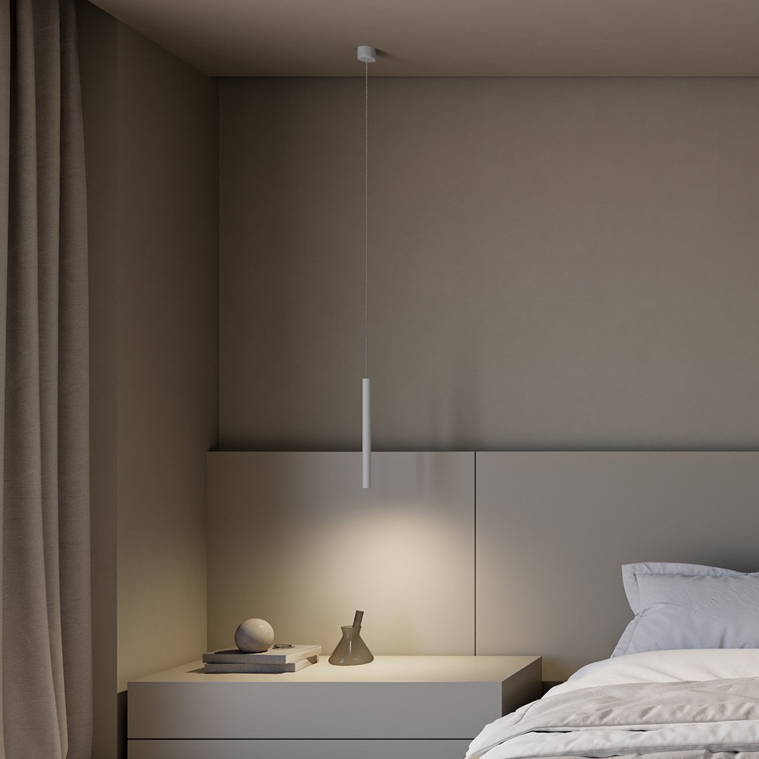 Hjemix | RayAura Minimalistisk LED Pendellampe | Moderne Design | Elegant Taklampe for Stue & Kontor