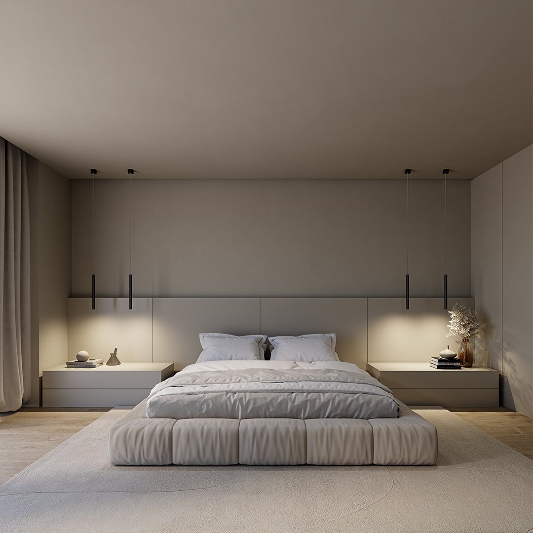 Hjemix | RayAura Minimalistisk LED Pendellampe | Moderne Design | Elegant Taklampe for Stue & Kontor