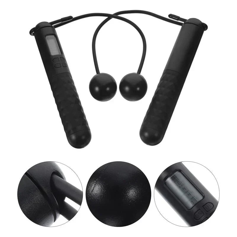 Hjemix | Batteridrevet hoppe tau med teller og vekt baller