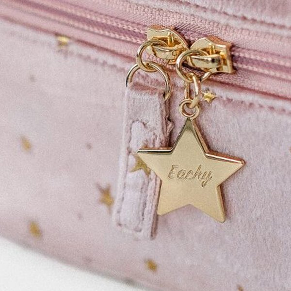 Hjemix | Stor kapasitet fløyels kosmetikkveske + vaskepose