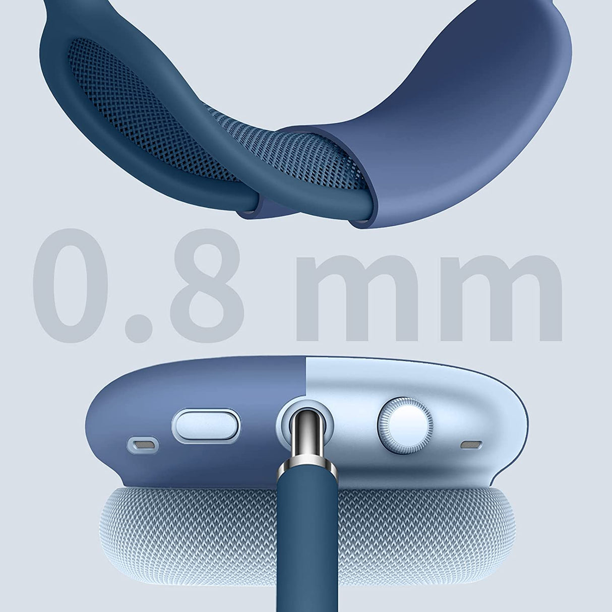 Hjemix | AirPods Max Hodetelefoner, Anti-Ripe Ørekoppdeksel