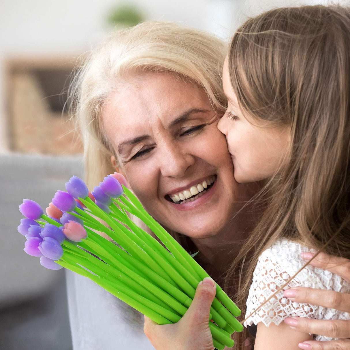 Hjemix | Fargeforandrende tulipan kulepenner (sett med 6)