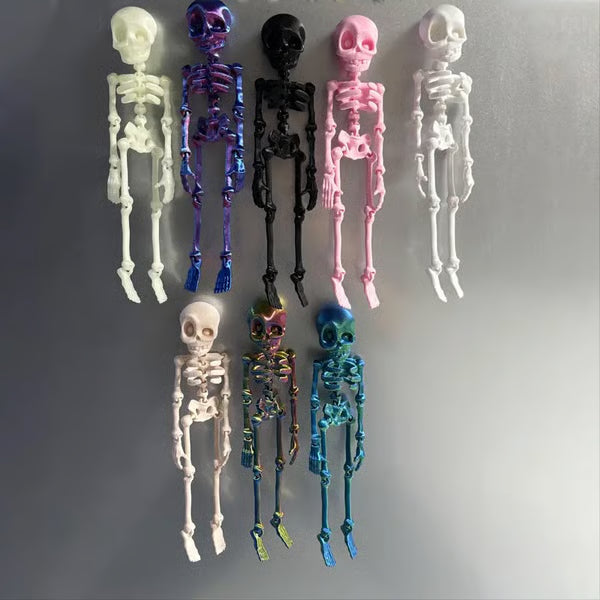 Hjemix | 3D-printet vintage skjelett magnetisk figur 🎃