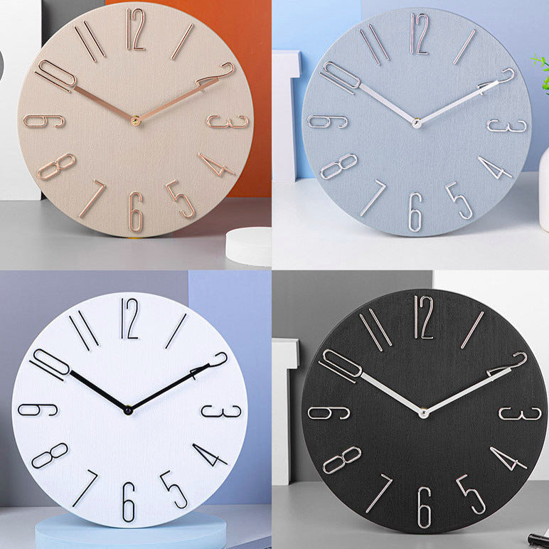 Hjemix | Enkel Minimalistisk Veggdekorasjonsklokke