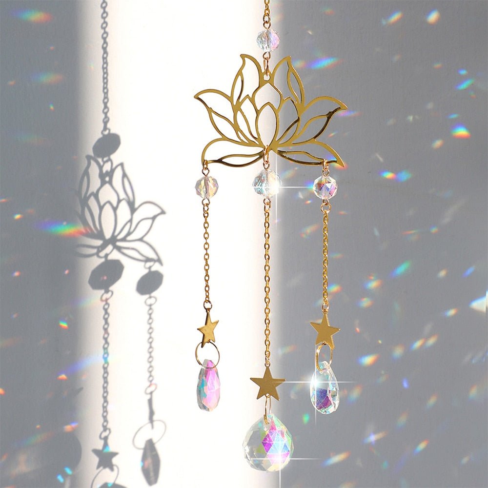 Hjemix | Chakra Krystall Lotus Sol Samler