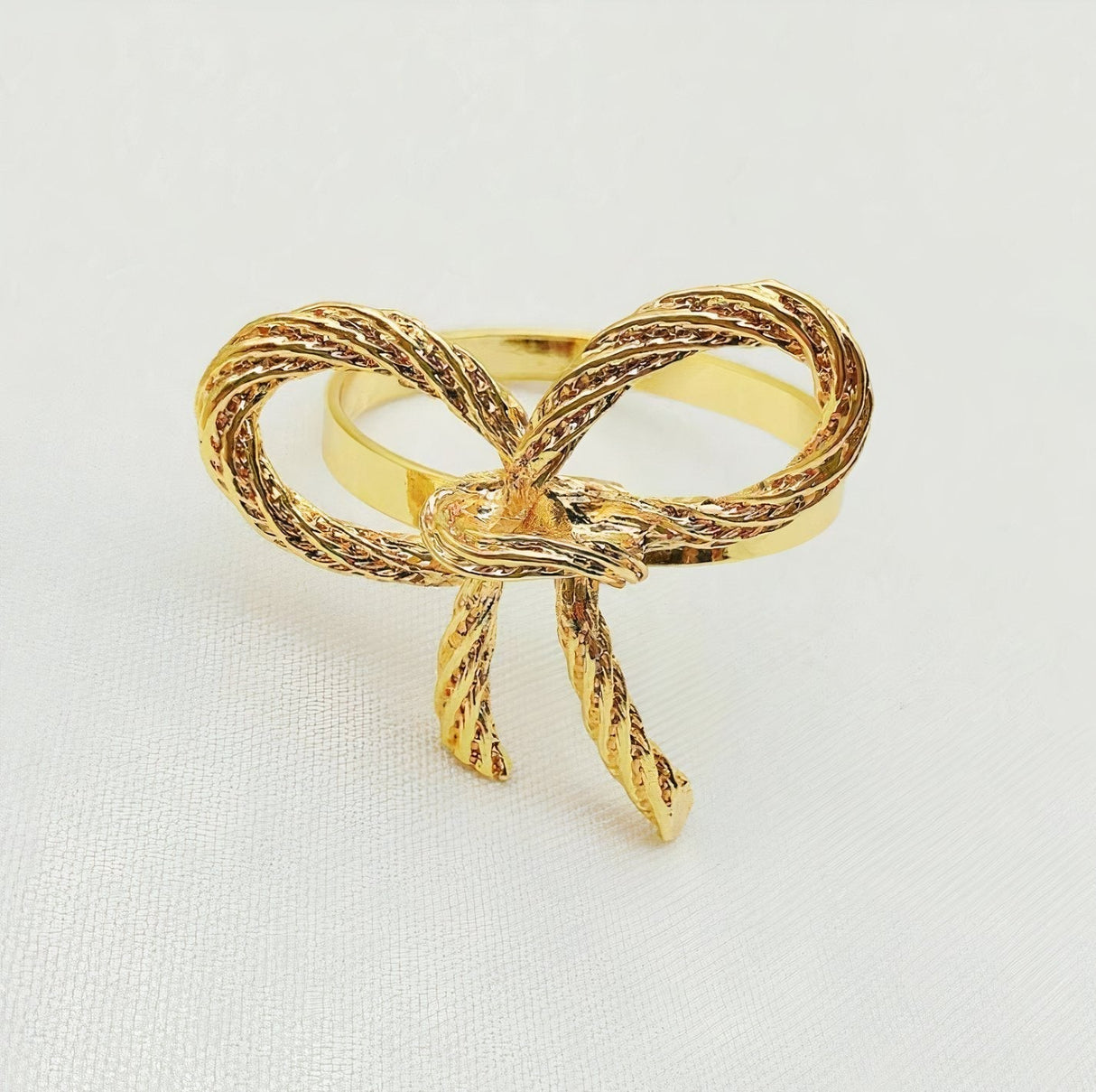 Hjemix | Bow Serviettring Sett med 6 for Hjemmedekor