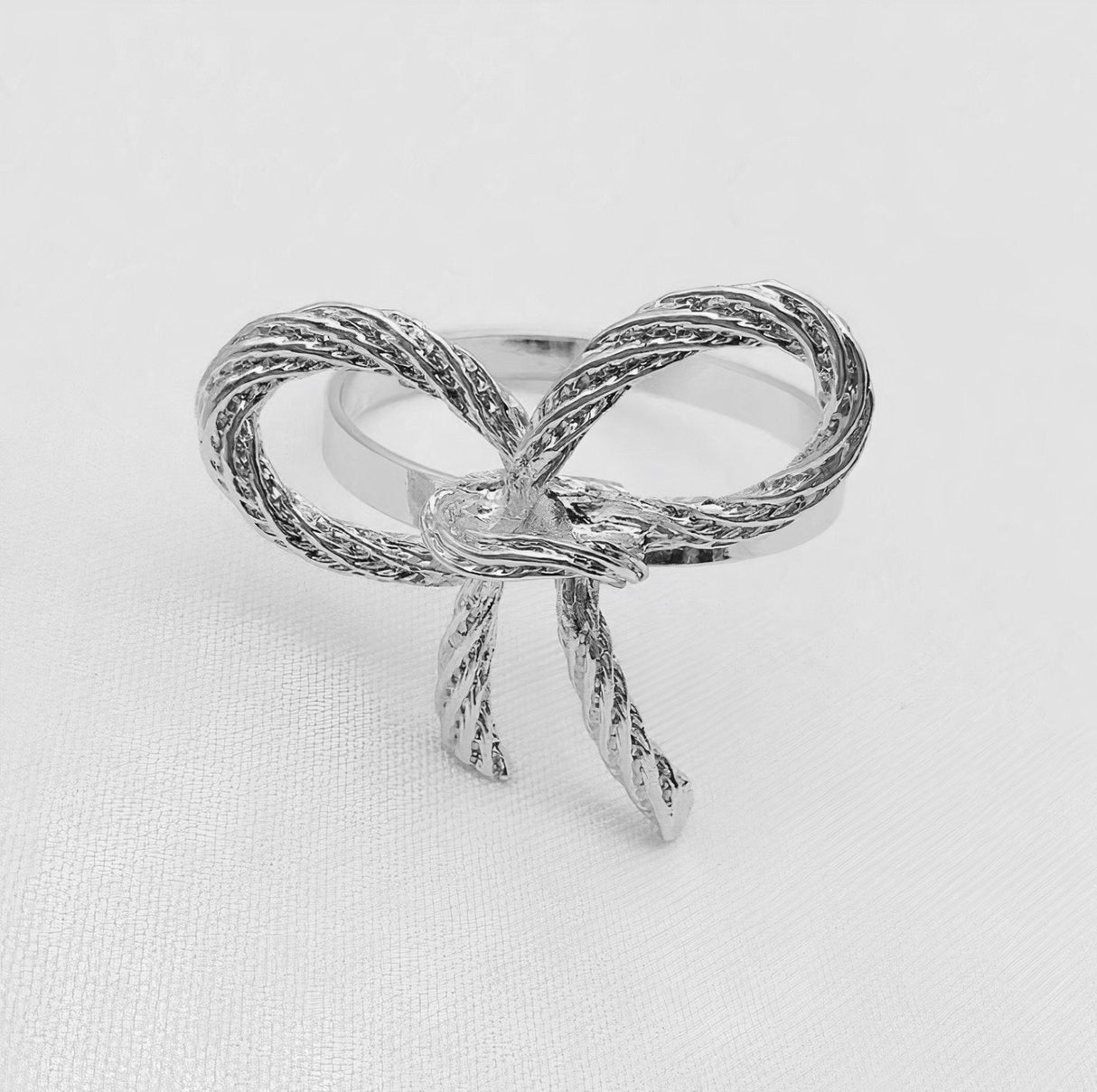 Hjemix | Bow Serviettring Sett med 6 for Hjemmedekor