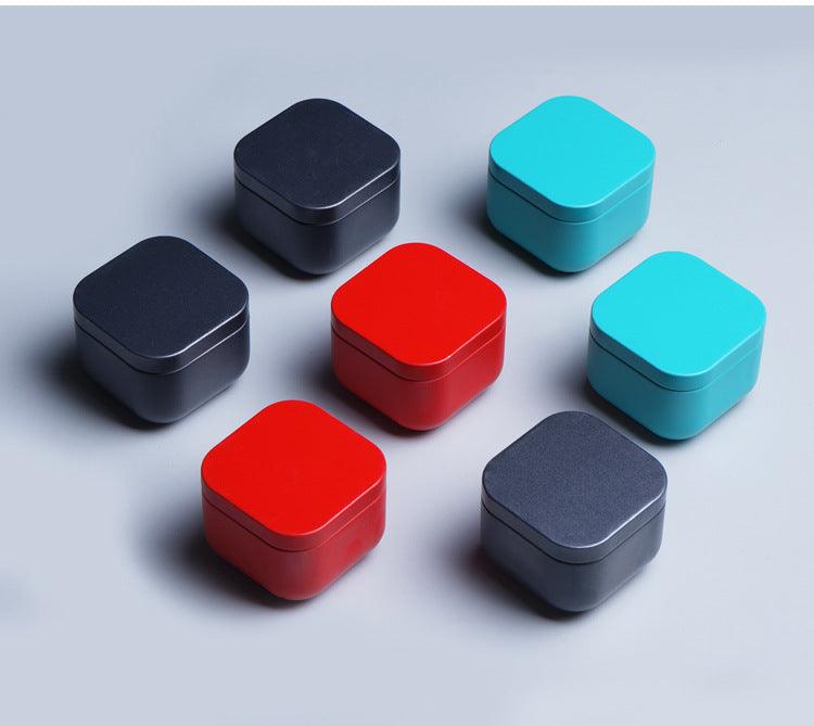 Hjemix | Fargerik oppbevaringsboks | Liten metalldåse for te, godteri, piller