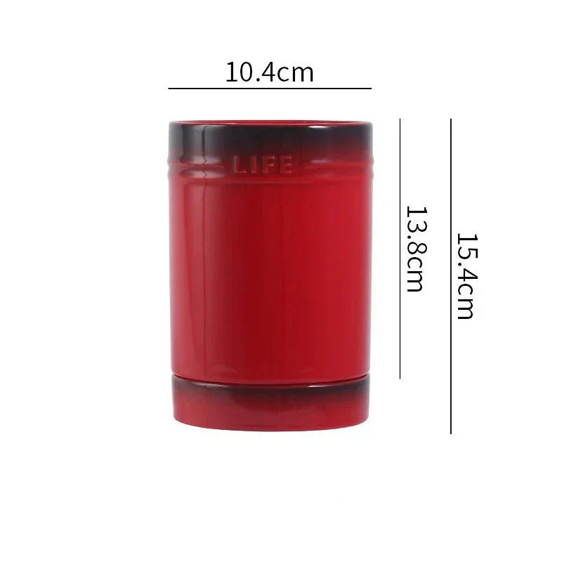 Hjemix | Fargerik Kjøkkenredskapsorganisator laget av Keramikk