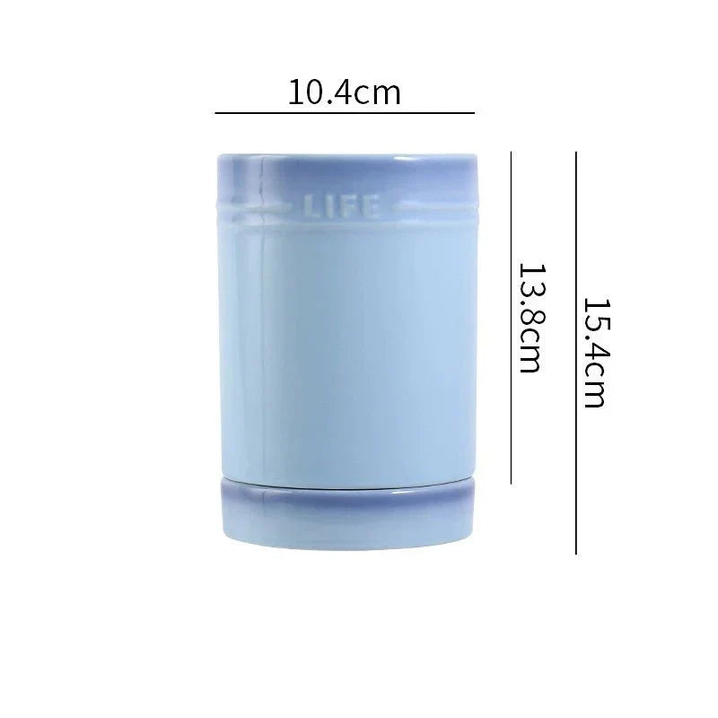 Hjemix | Fargerik Kjøkkenredskapsorganisator laget av Keramikk