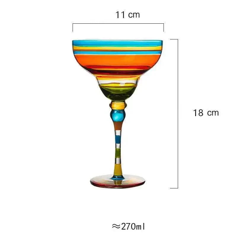 Hjemix | Fargerik Margarita Cocktail Glass