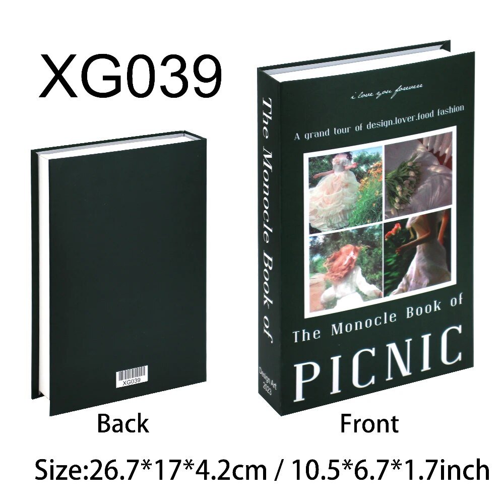 Hjemix | Fargerik Lagringsbok Dekorasjon