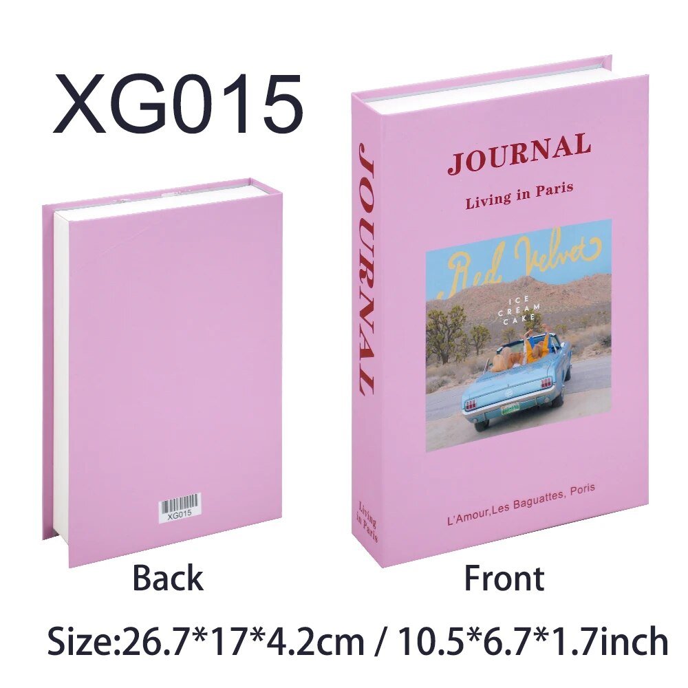 Hjemix | Fargerik Lagringsbok Dekorasjon