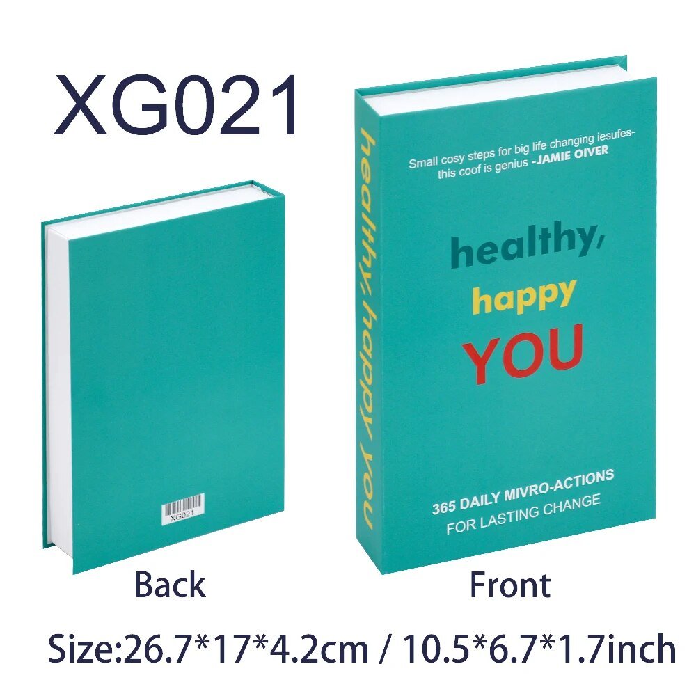 Hjemix | Fargerik Lagringsbok Dekorasjon