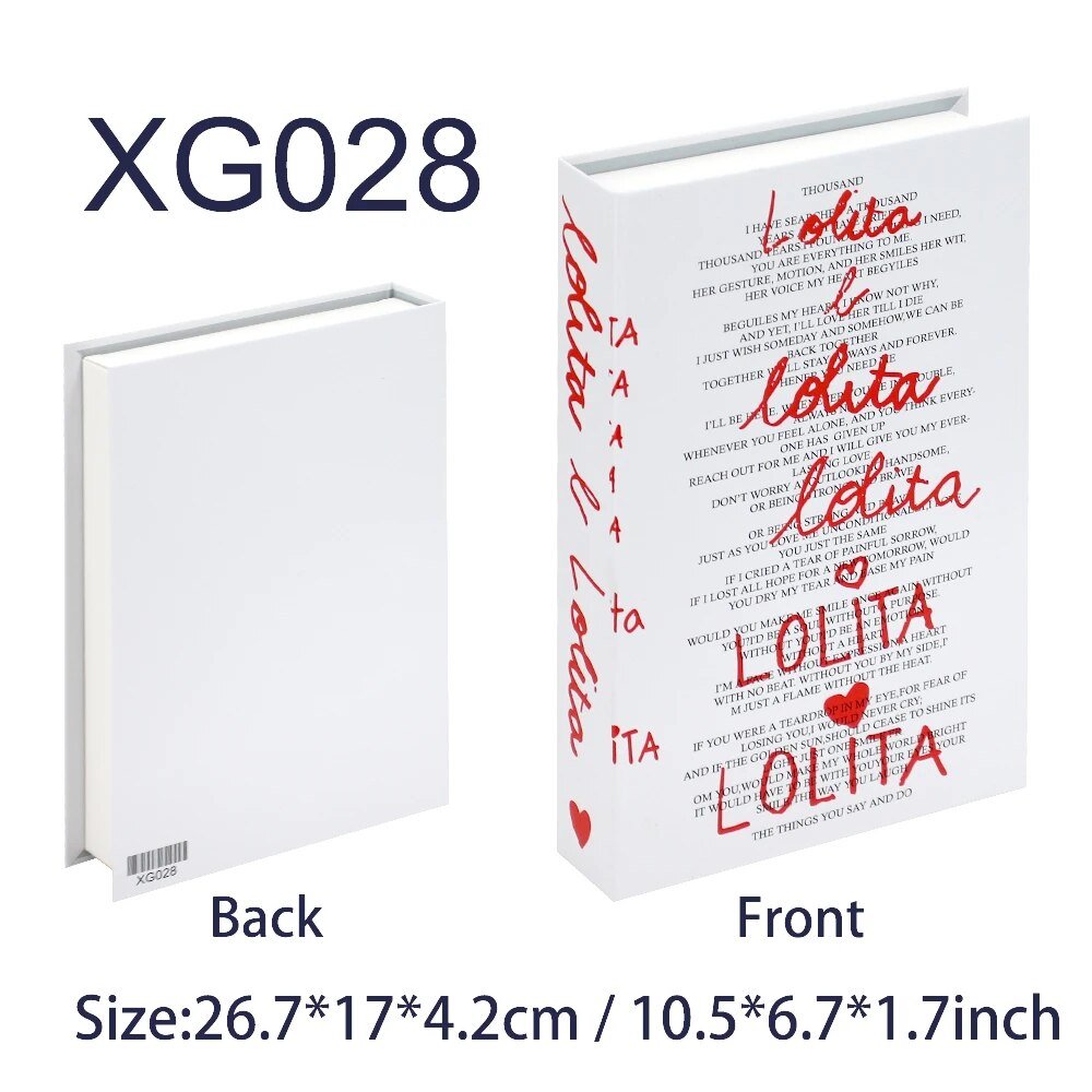 Hjemix | Fargerik Lagringsbok Dekorasjon