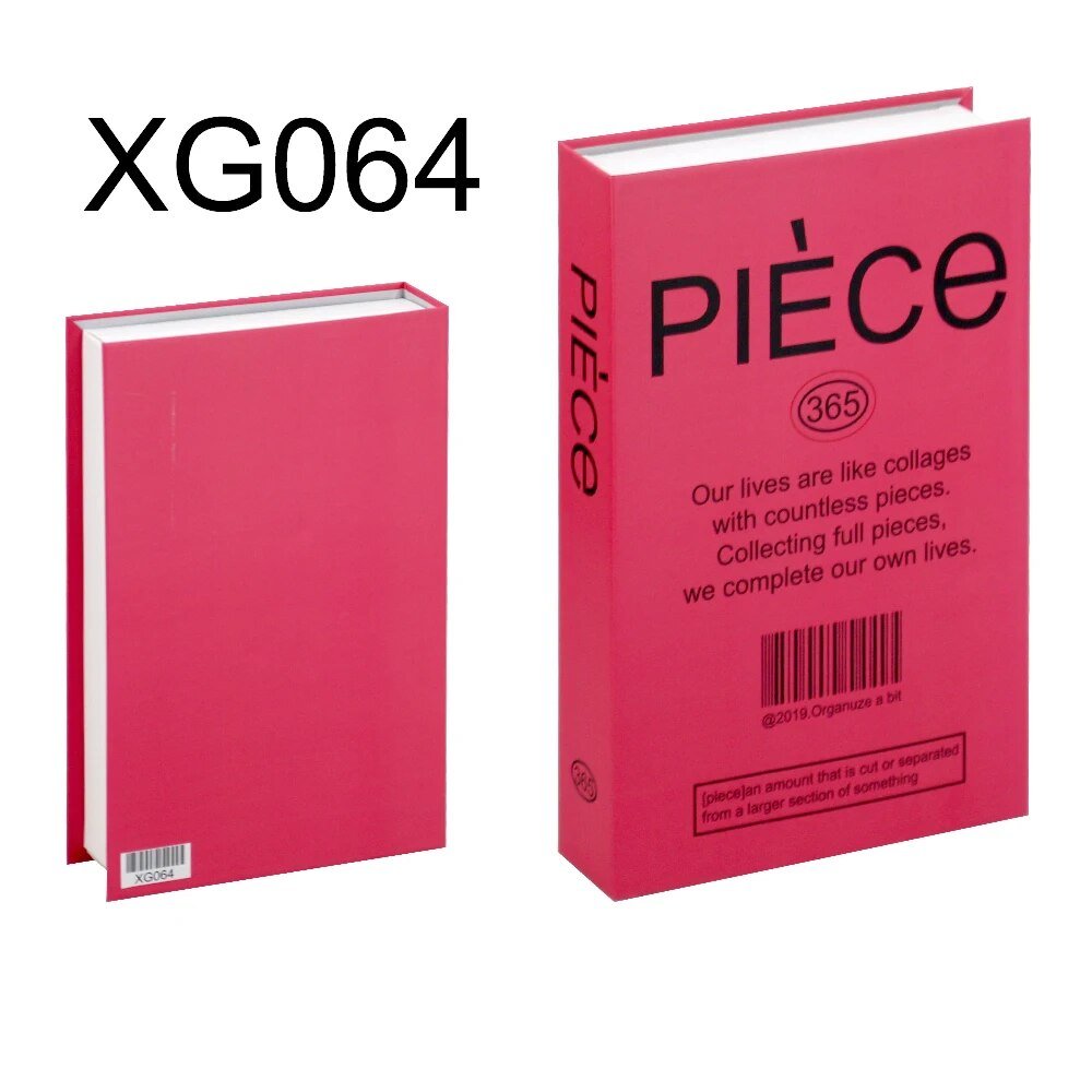 Hjemix | Fargerik Lagringsbok Dekorasjon