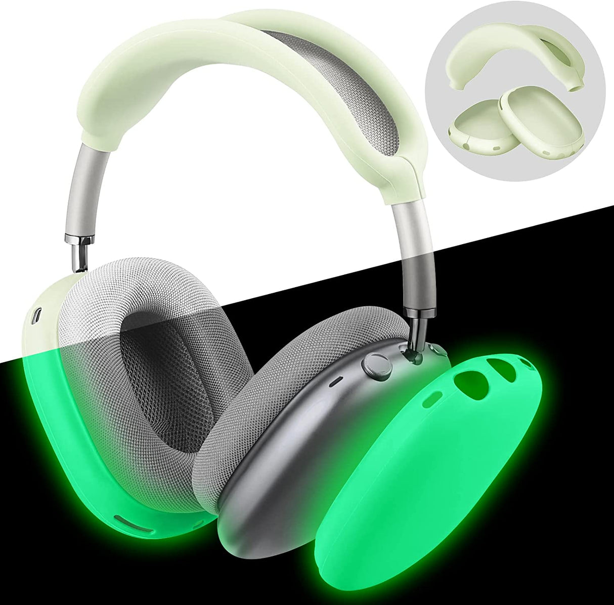 Hjemix | AirPods Max Hodetelefoner, Anti-Ripe Ørekoppdeksel