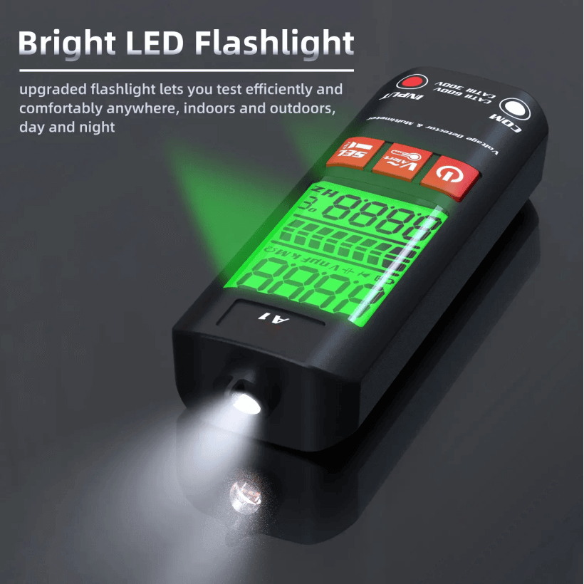 Hjemix | A1 Fullautomatisk Anti-Brenne Intelligent Digitalt Multimeter