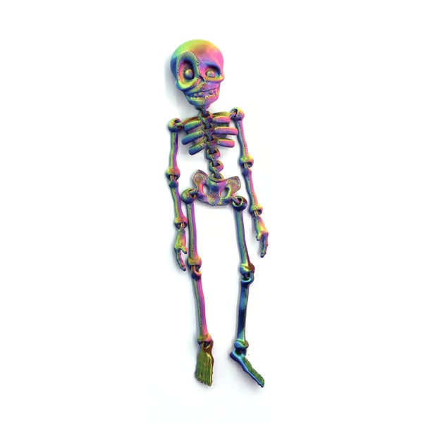 Hjemix | 3D-printet vintage skjelett magnetisk figur 🎃