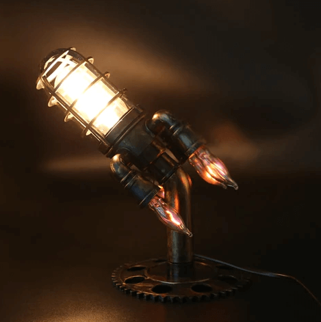 Hjemix | VINTAGE STEAMPUNK ROCKLAMPE