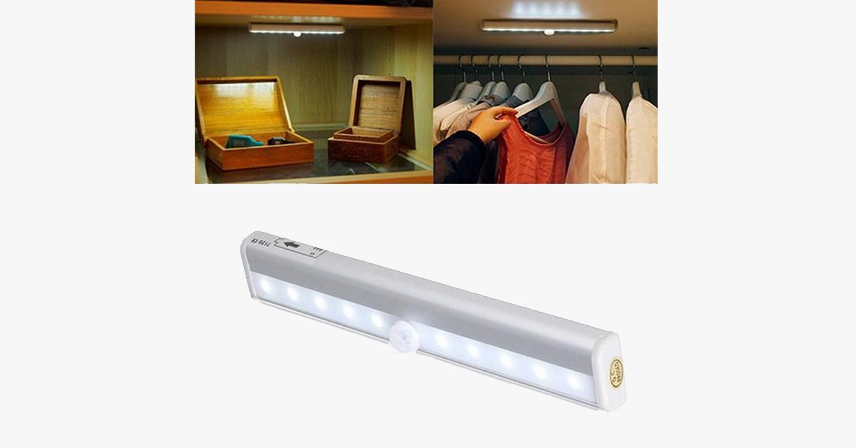 Hjemix | LED Trådløs Bevegelsessensor Lyslist – Oppgrader Hjemmet Ditt!