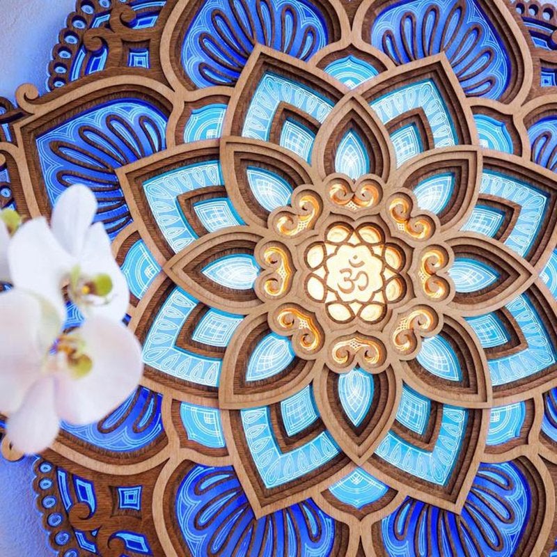 Hjemix | Mandala Yoga Rom Nattlys LED