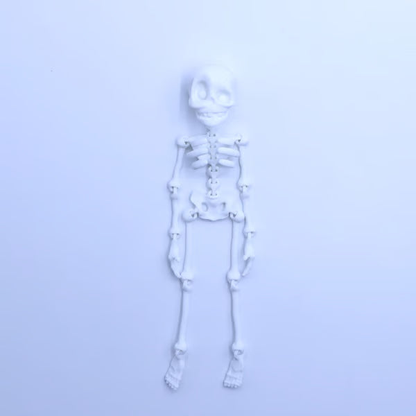 Hjemix | 3D-printet vintage skjelett magnetisk figur 🎃