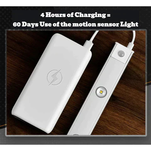 Hjemix | Trådløse Smarte LED Lys med Bevegelsessensor | Oppladbar og energieffektiv belysning for ethvert rom