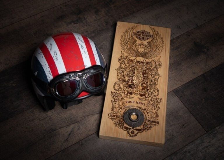 Hjemix | Bearded Skull – Eagle Skull & Cross