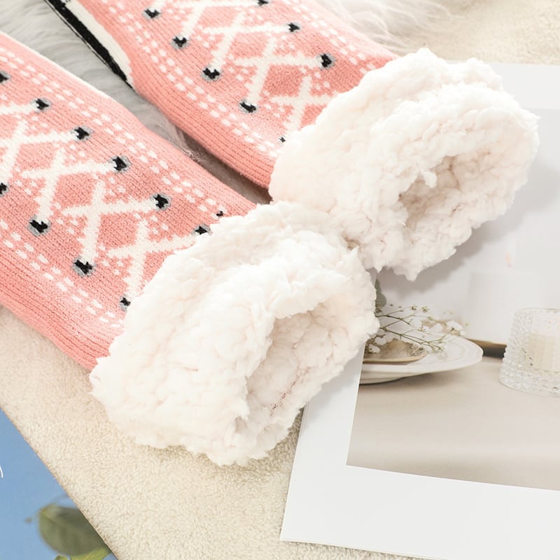 Hjemix | Ultra-tykke Cashmere Slippers Sokker S